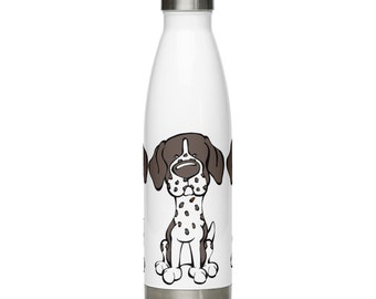 German Shorthaired Pointer Stainless Steel Water Bottle