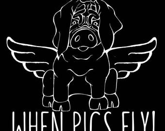 Meishan- - When Pigs Fly Decal