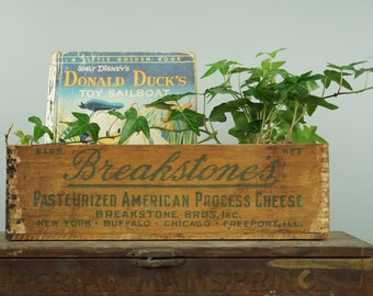Four Unused 1930/'s to 1950/'s Colorful Advertising Cheese Labels for Repurpose Like Chedavale Empire Cheddar Box K-3 Pack #3