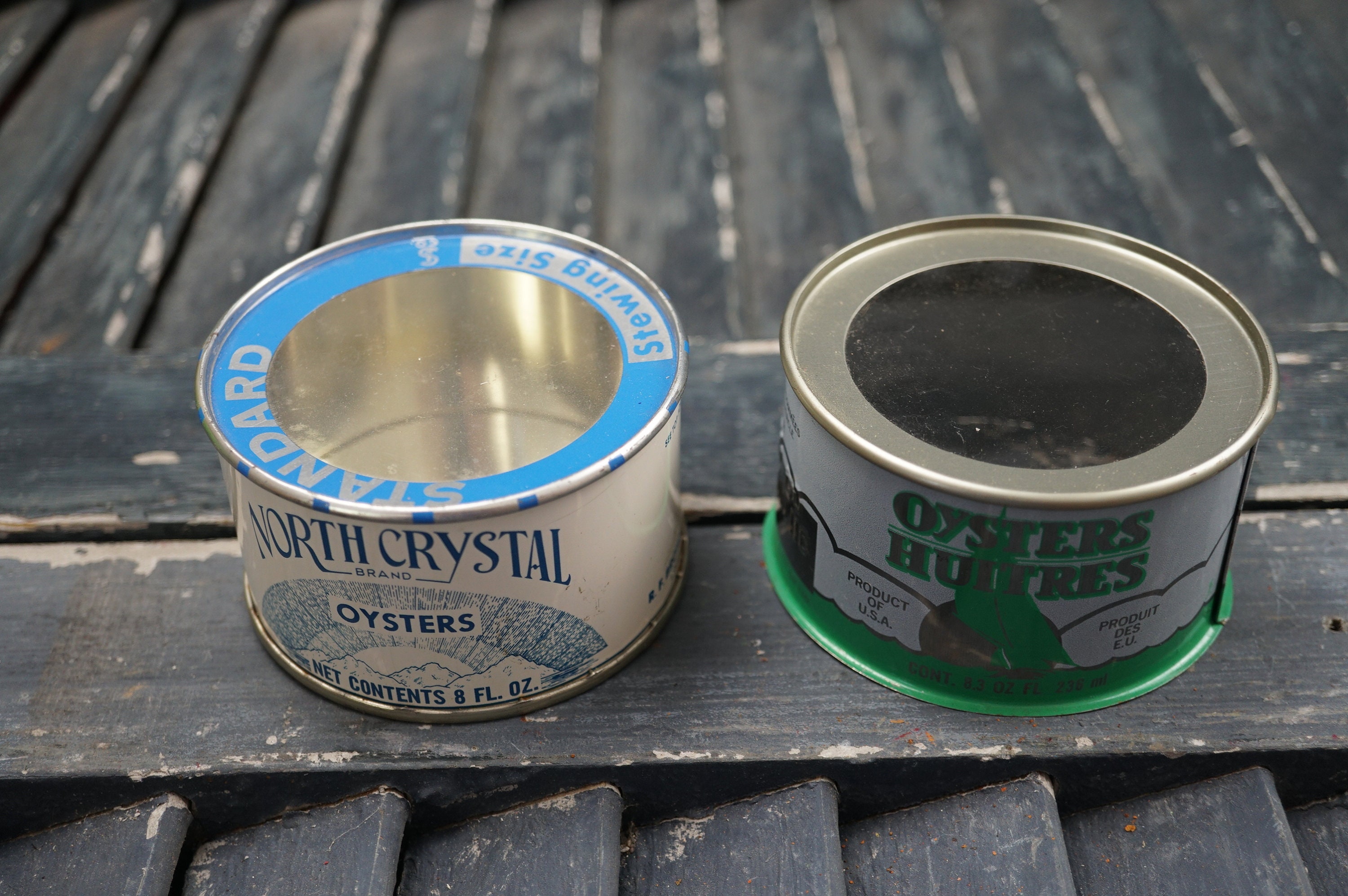 Oyster Tin / Vintage Oyster Tin / Nautical / Coastal Etsy