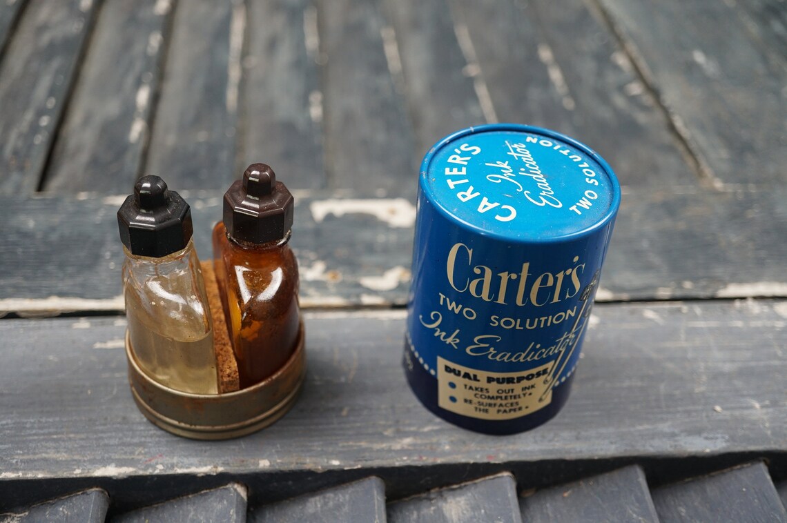 Carter's Ink Eradicator / Carter's Ink Bottle / Etsy