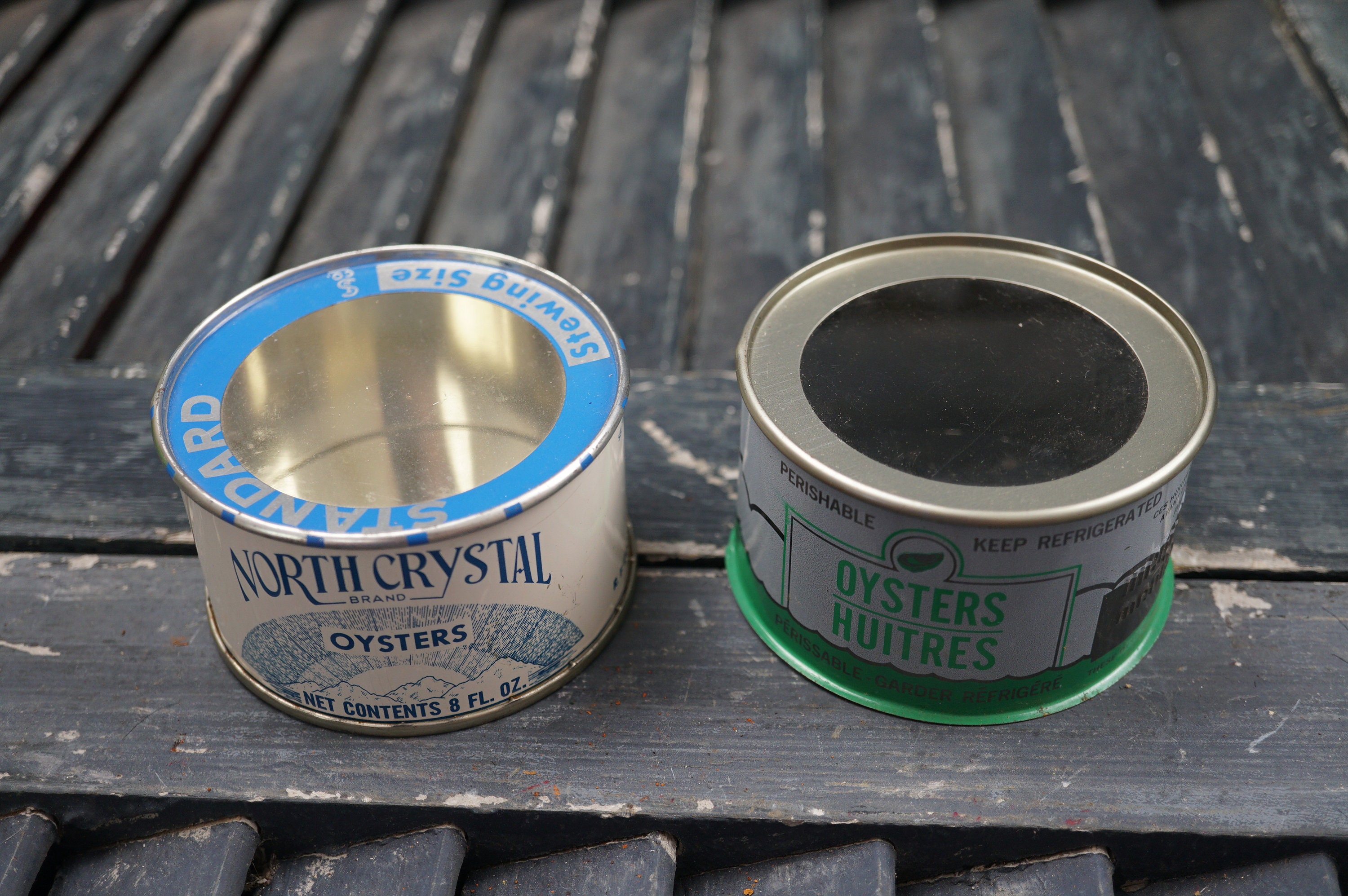 Oyster Tin / Vintage Oyster Tin / Nautical / Coastal Etsy