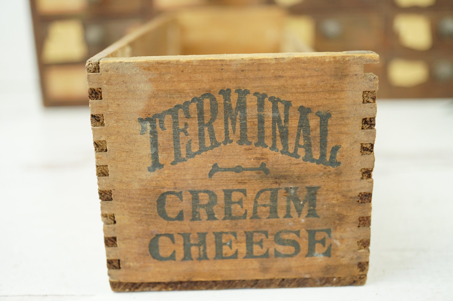 Terminal Cream Cheese Vintage Box Box 3 Pound / Vintage Etsy