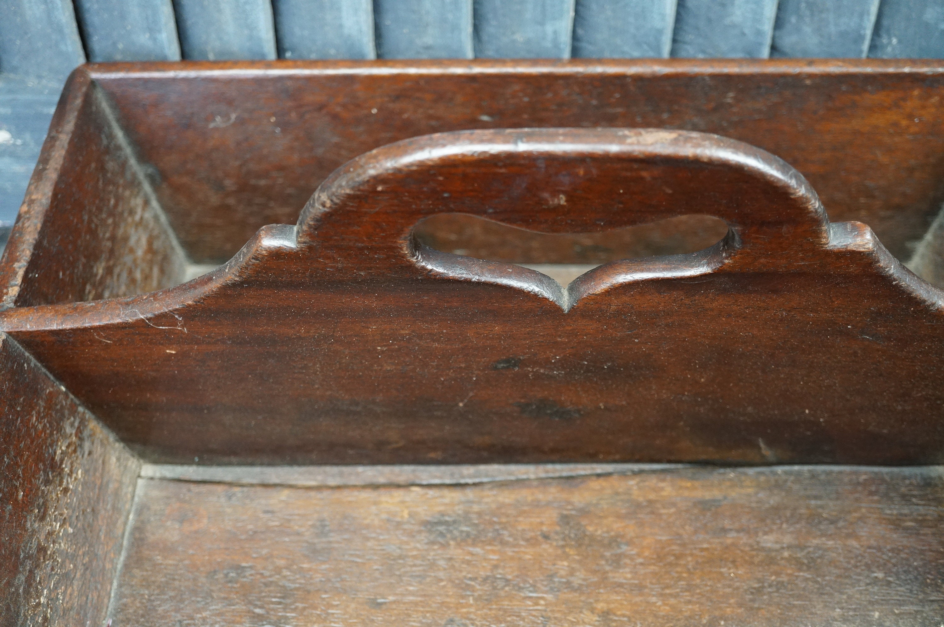 Antique Wood Silverware Tray / Vintage Utensil Tray / Cutlery Etsy