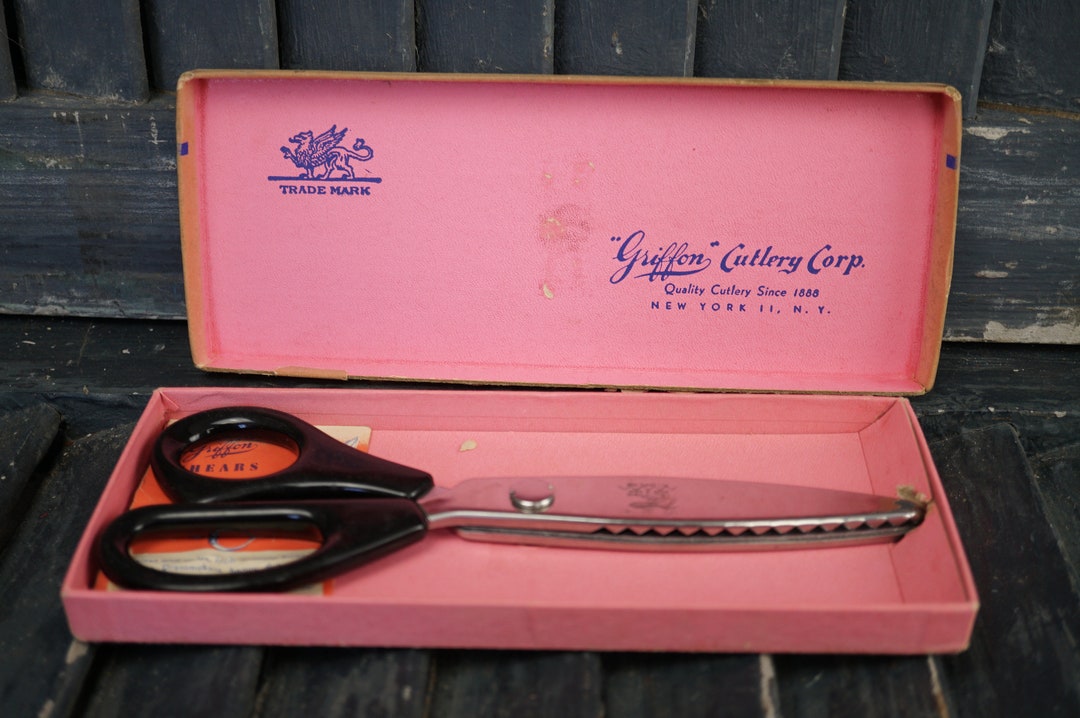 Griffon Pinking Shear Scissors / Vintage Sewing / Office / Etsy