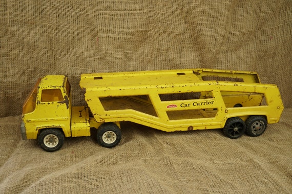tonka car hauler metal