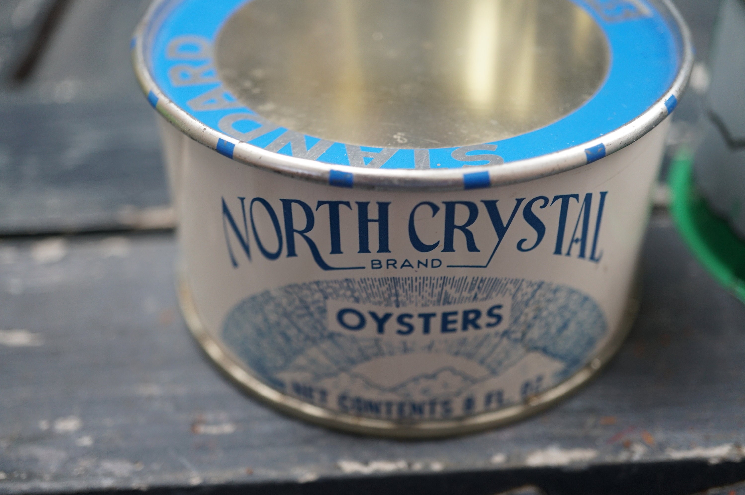 Oyster Tin / Vintage Oyster Tin / Nautical / Coastal Etsy