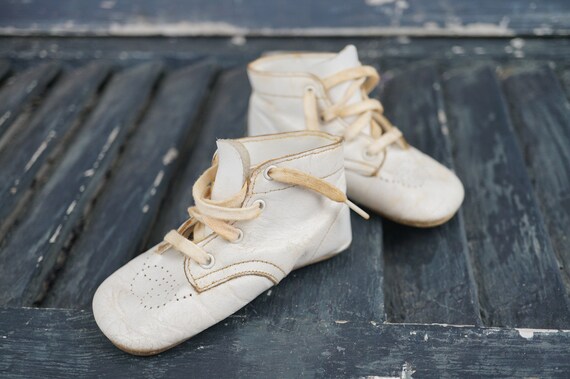 Baby Shoes / Vintage Baby Shoes / Sweet Baby Shoe… - image 5
