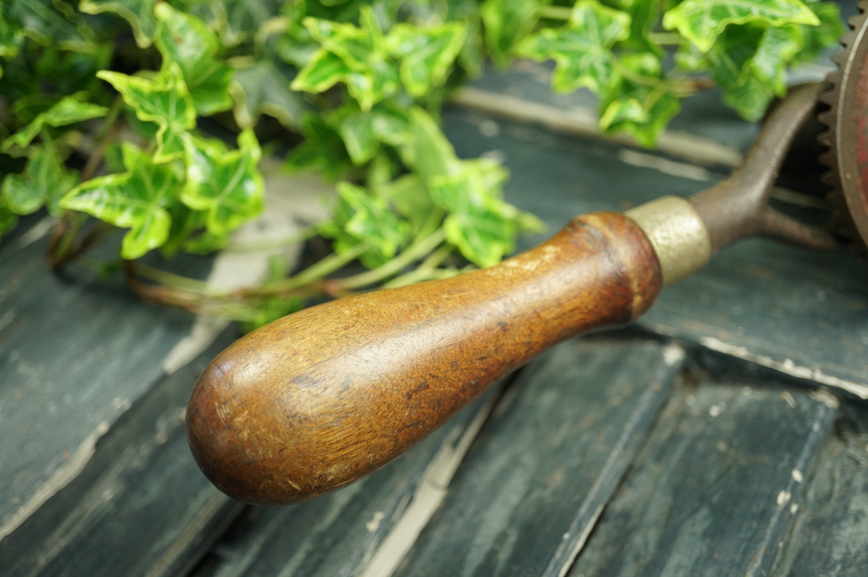 Vintage Egg Beater Drill / Egg Beater Auger / Hand Crank Etsy