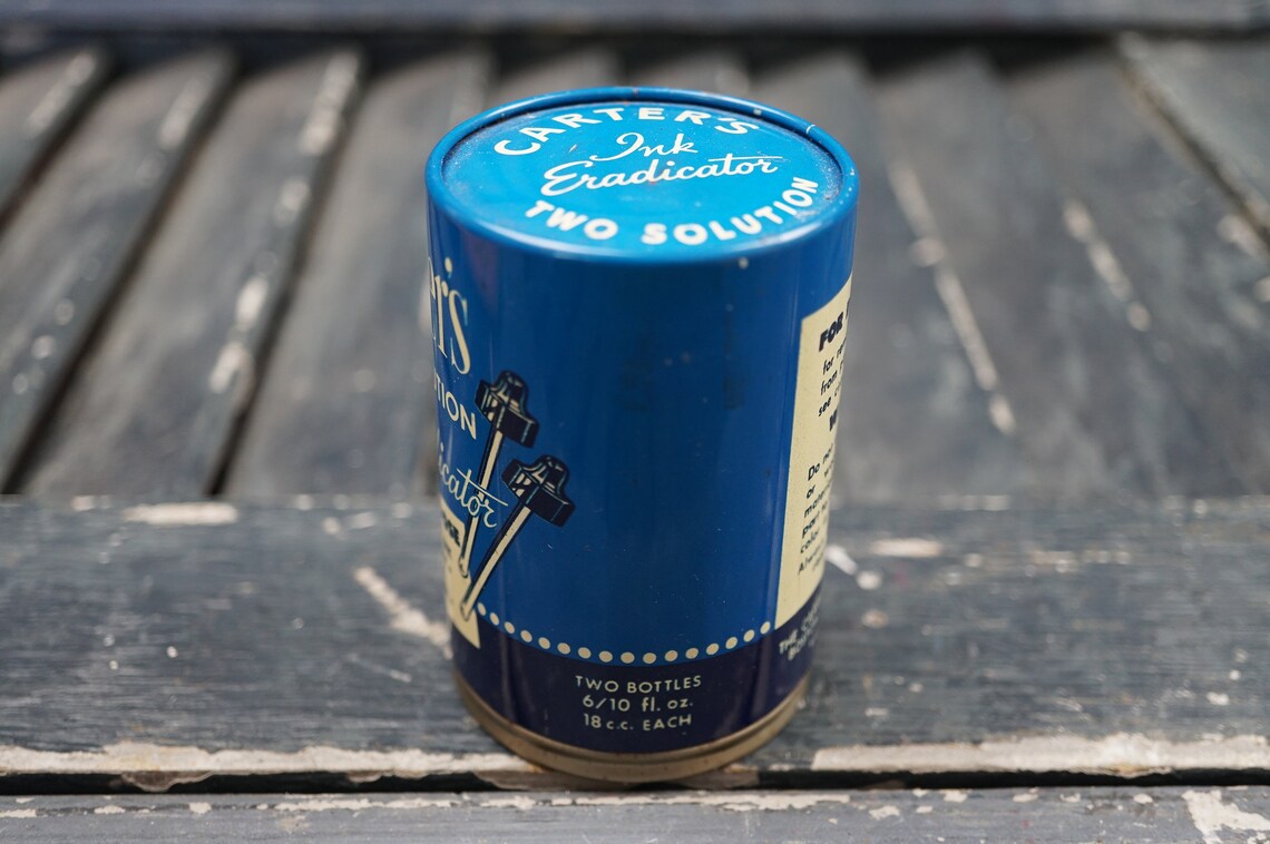 Carter's Ink Eradicator / Carter's Ink Bottle / Etsy