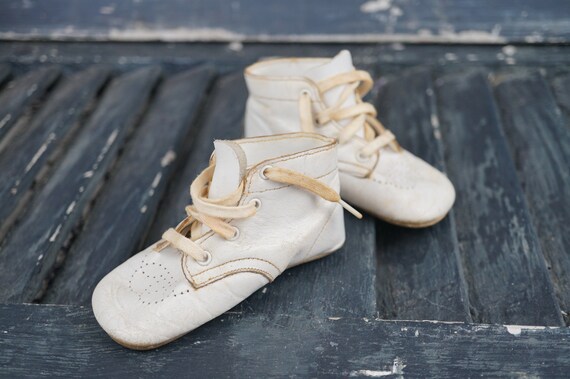 Baby Shoes / Vintage Baby Shoes / Sweet Baby Shoe… - image 2