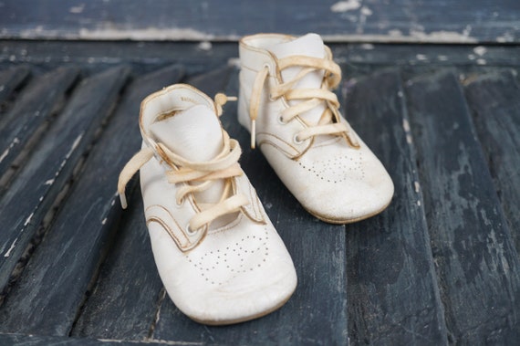 Baby Shoes / Vintage Baby Shoes / Sweet Baby Shoe… - image 3
