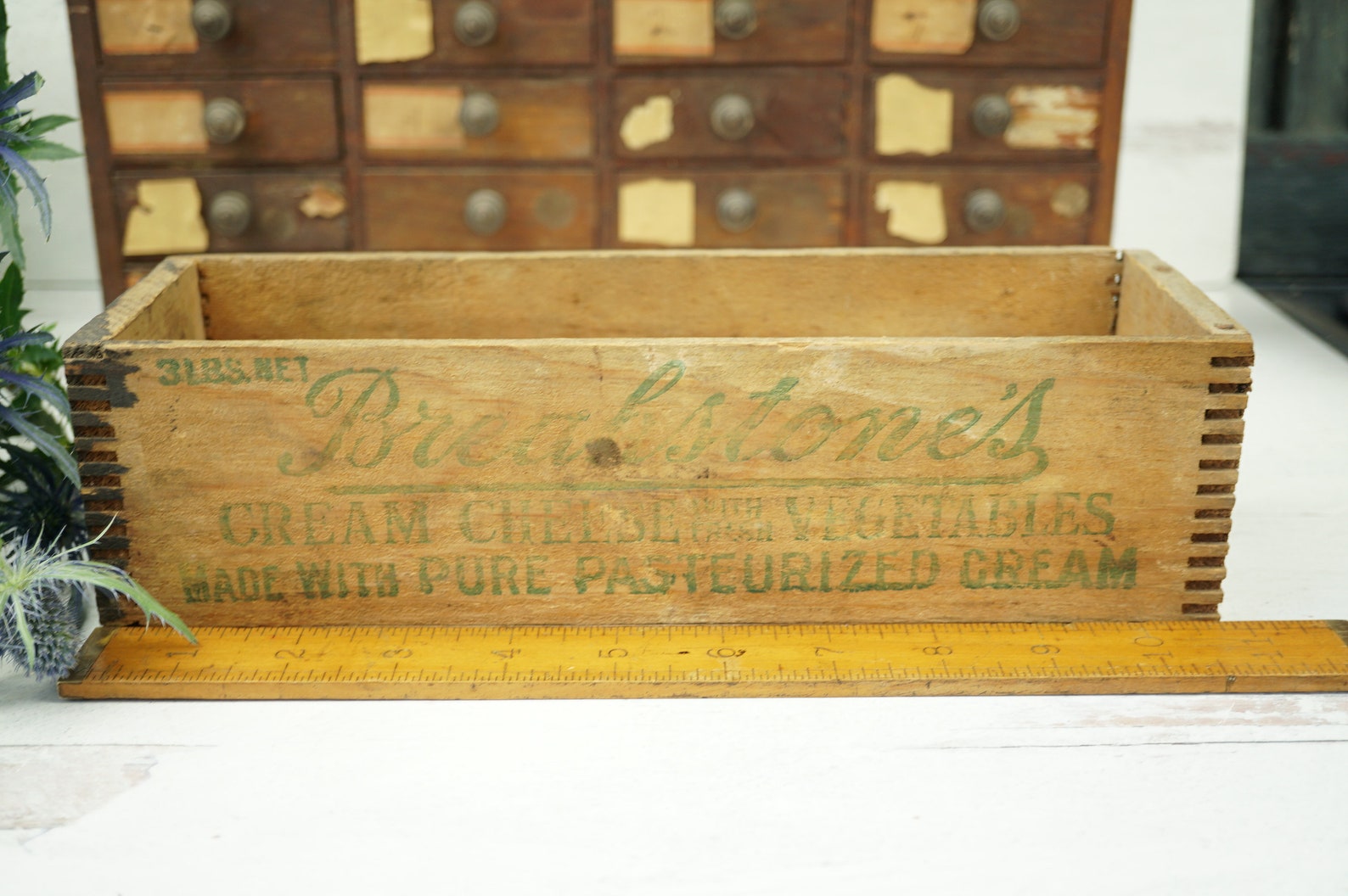 Cream Cheese Vintage Box 3 Pound / Vintage Advertisement / Etsy