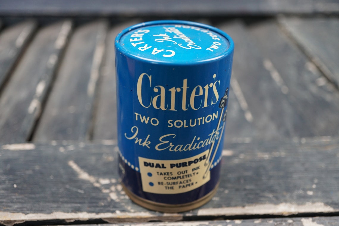Carter's Ink Eradicator / Carter's Ink Bottle / Etsy
