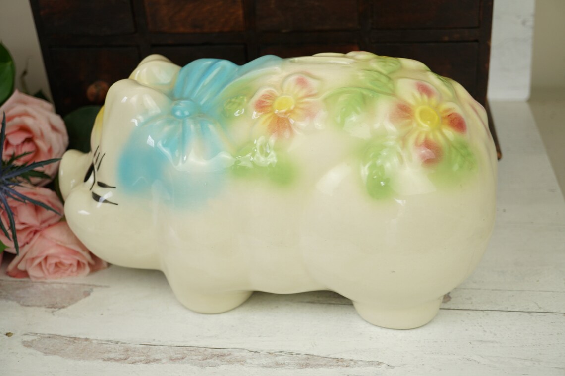 Vintage Pig Piggy Bank / Retro / Nostalgic / Mid Century / Etsy