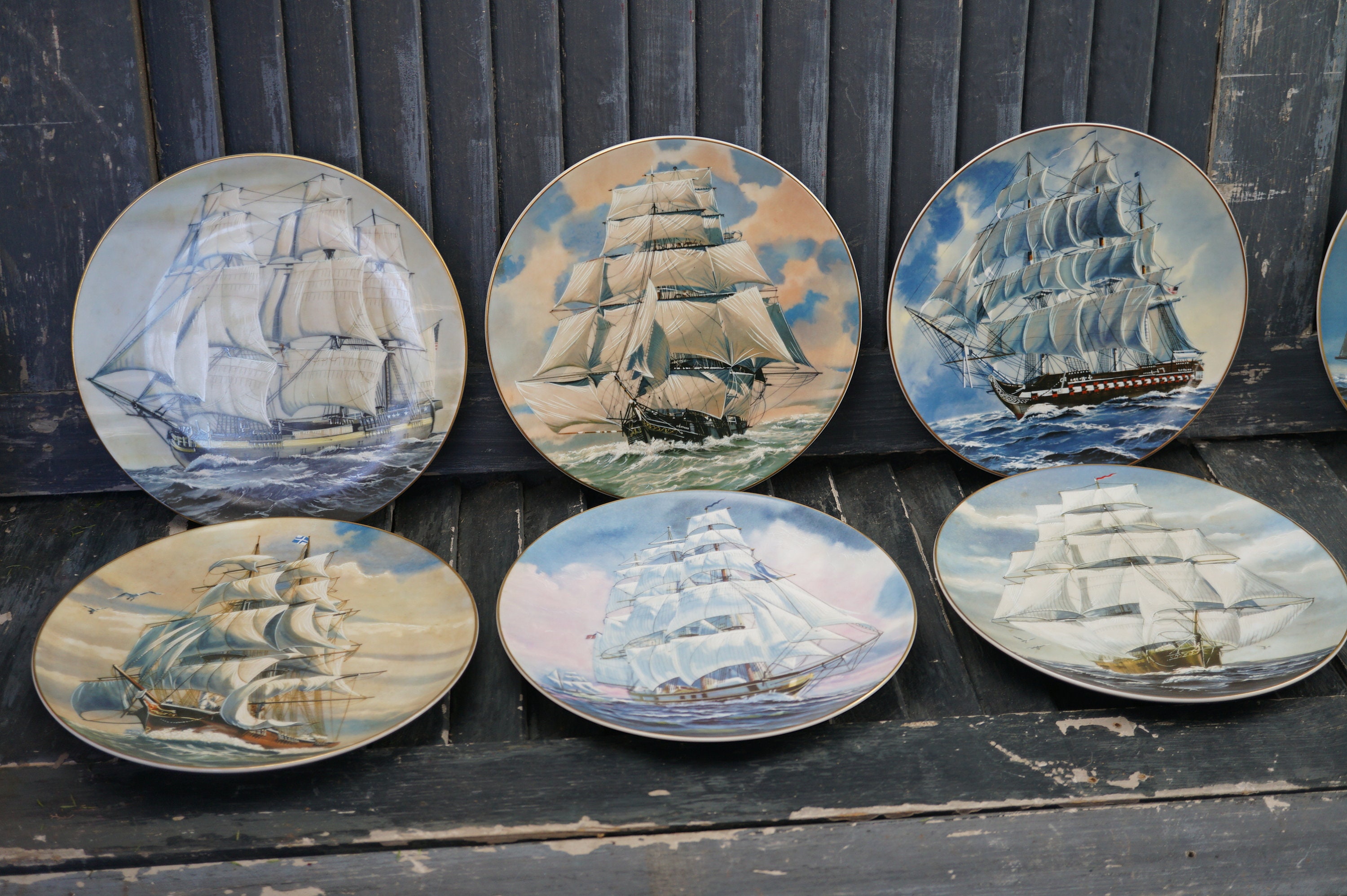 Danbury Mint Great American Sailing Ships 12 / Coastal / Etsy