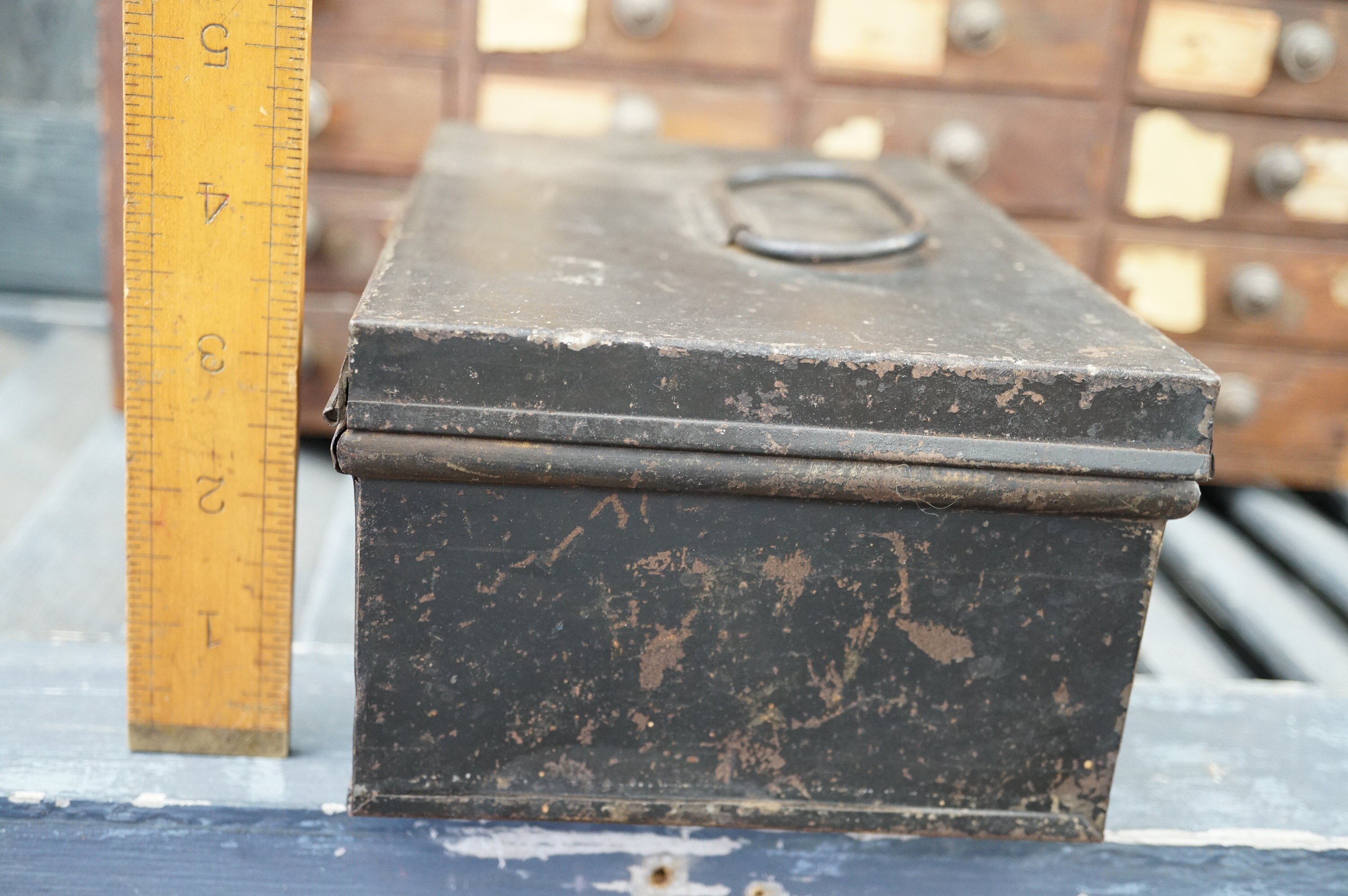 Document Box / Vintage File Box / Vintage Document Box / Card Etsy