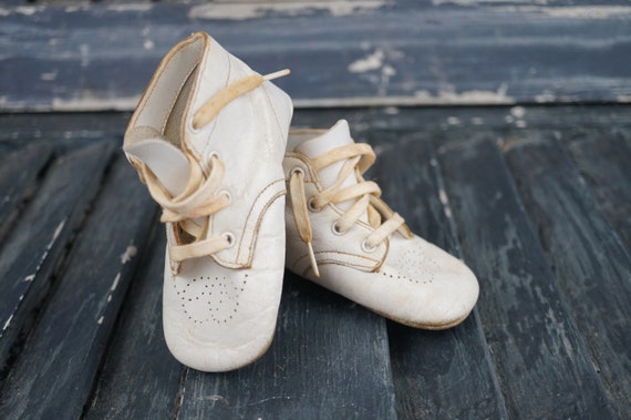 Baby Shoes / Vintage Baby Shoes / Sweet Baby Shoe… - image 4