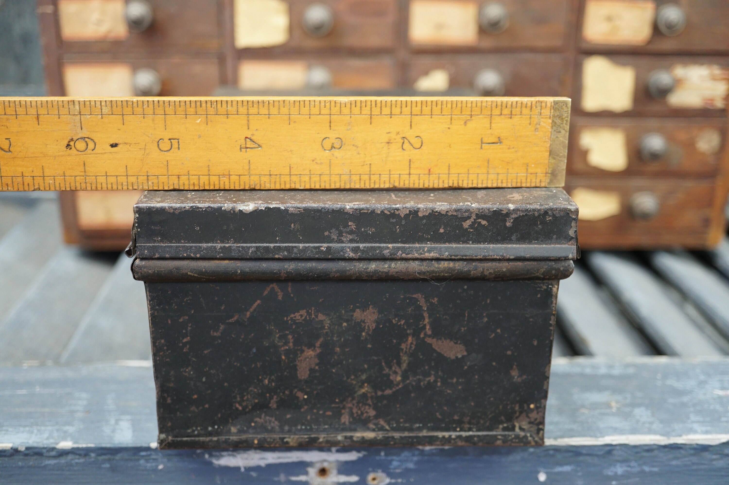 Document Box / Vintage File Box / Vintage Document Box / Card Etsy