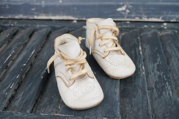 Baby Shoes / Vintage Baby Shoes / Sweet Baby Shoe… - image 1