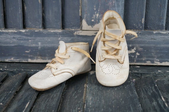 Baby Shoes / Vintage Baby Shoes / Sweet Baby Shoe… - image 6