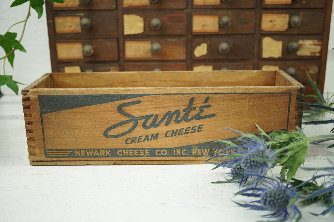 Cream Cheese Vintage Box 3 Pound / Vintage Advertisement / Etsy