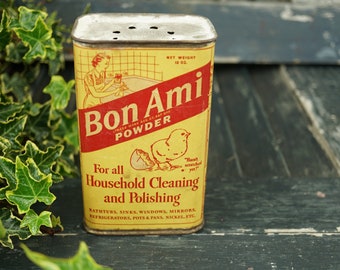 VINTAGE 1940s BON AMI CLEANSING POLISHING BAR 9 1/2 OZ MINT COND GREAT GRAPHICS VINTAGE 1940s BON AMI CLEANSING POLISHING BAR 9 1/2 OZ MINT COND GREAT GRAPHICS