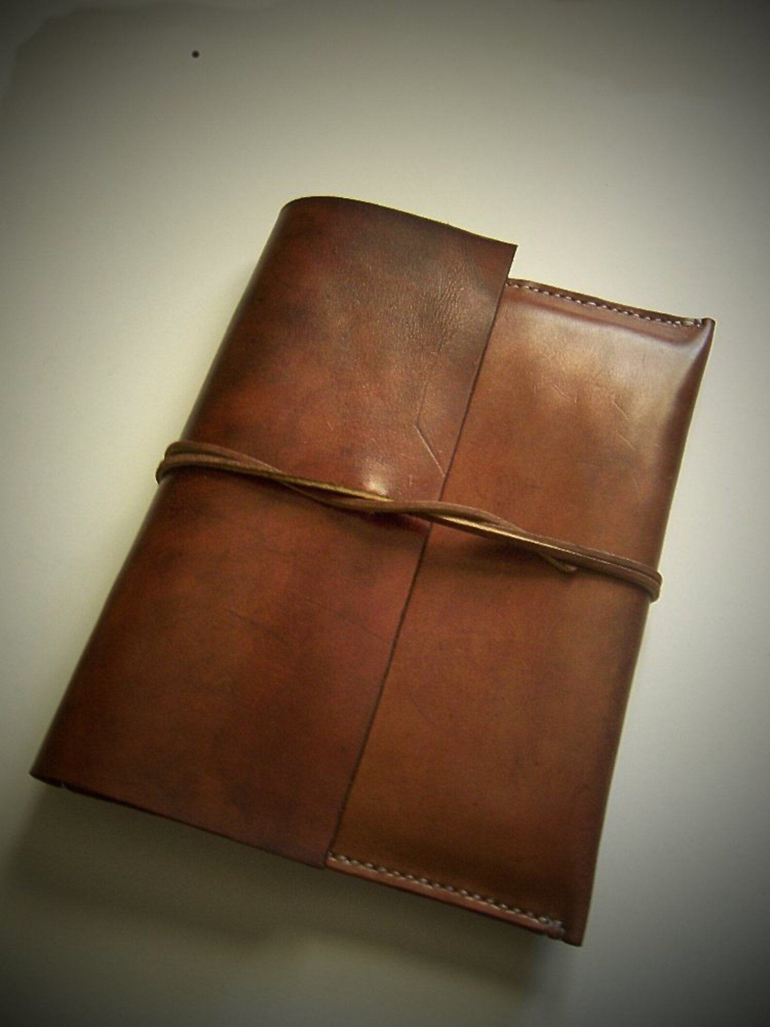 Leather Document Case Folio Attache... Full Grain Veg Tan Etsy