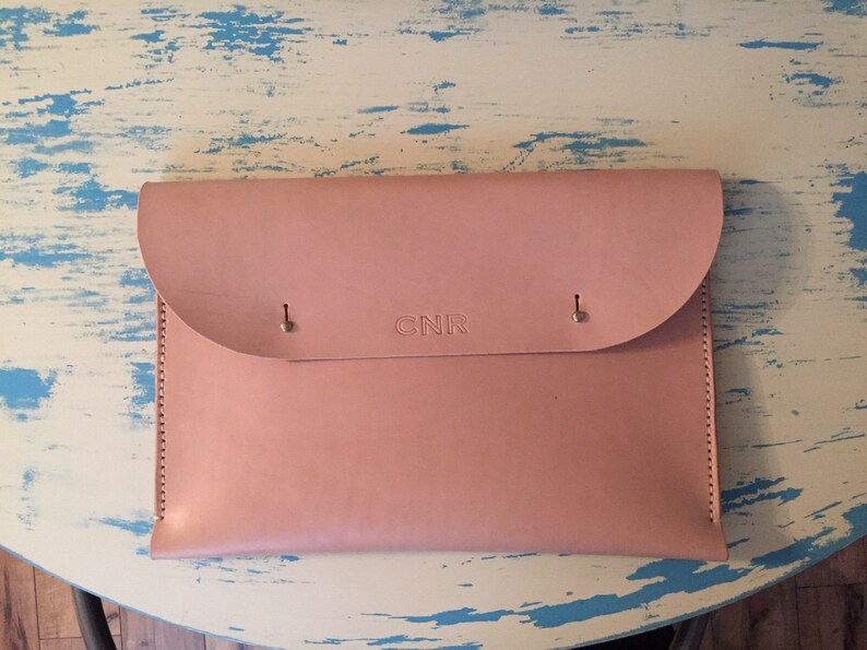 Leather Document Case Folio Attache...rounded Corners and Etsy