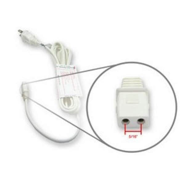 Replacement Power cord for Mixmasters, Oster, GE, Elec. Knives etc.. - White