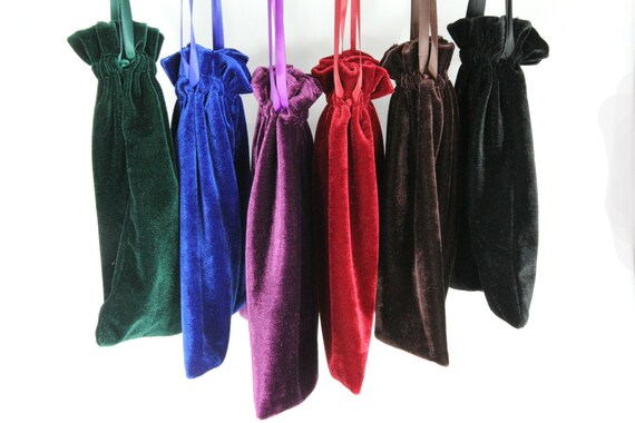 Jewelry Wedding Party Gift Drawstring Pouches 10pcs Medium 4/"x6/" Velvet Bags