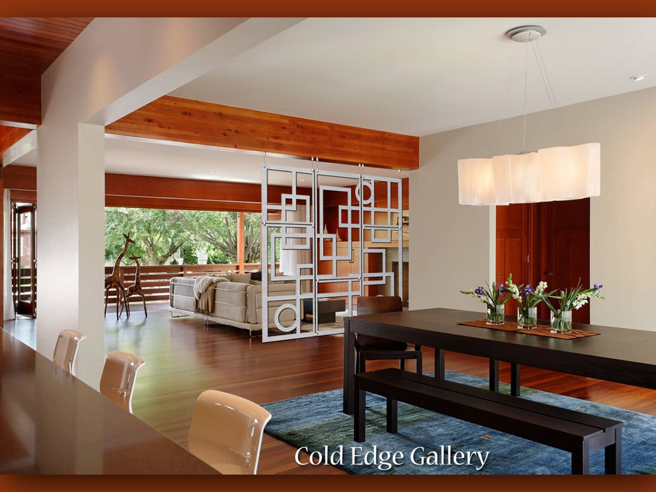 Hanging Art Large Room Divider Office Room Dividers Etsy