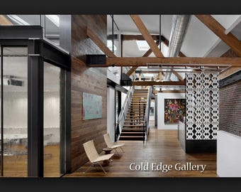 Arte geométrico de pared de metal, biombo colgante moderno, diamantes