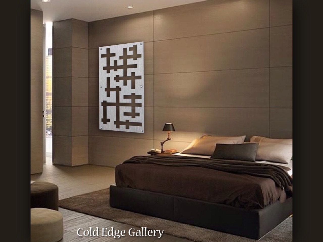 Home Office Art Metal Wall Art Art Decor Abstract | Etsy