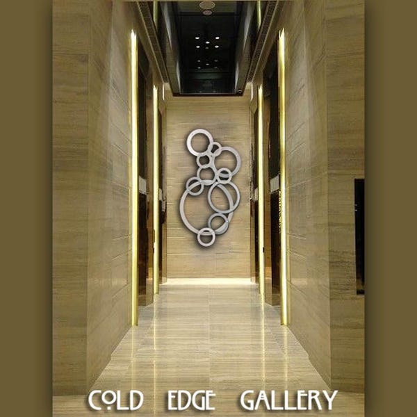 Corporate Art, Large Metal Wall Art, Cold Edge Gallery, Unchained Halo's - Large