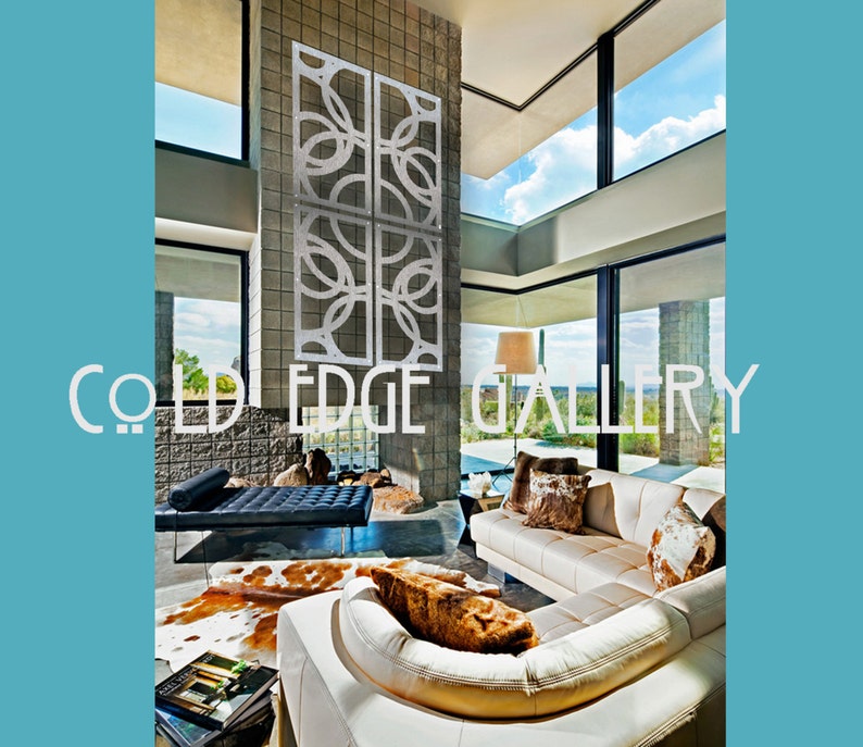 Extra Large Metal Wall Art Home Decor Abstract Contemporary - Etsy