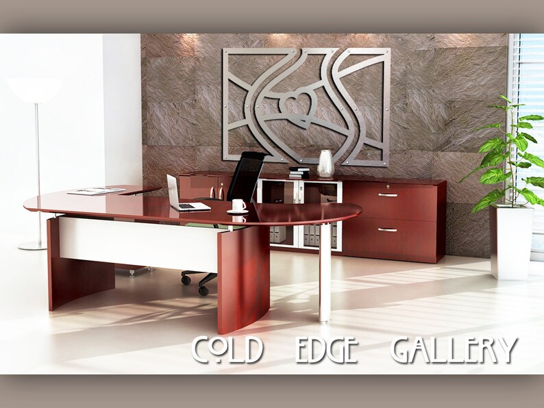 Medical Wall Art Cardio Office Art Extra Large Art Metal Etsy