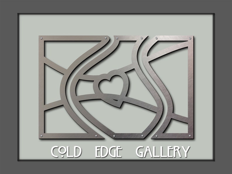 Medical Wall Art Cardio Office Art Metal Wall Art Etsy