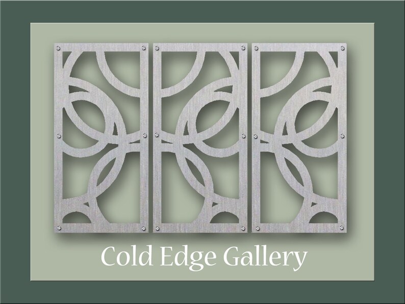 Office Metal Wall Art Home Decor Abstract Contemporary Modern Etsy