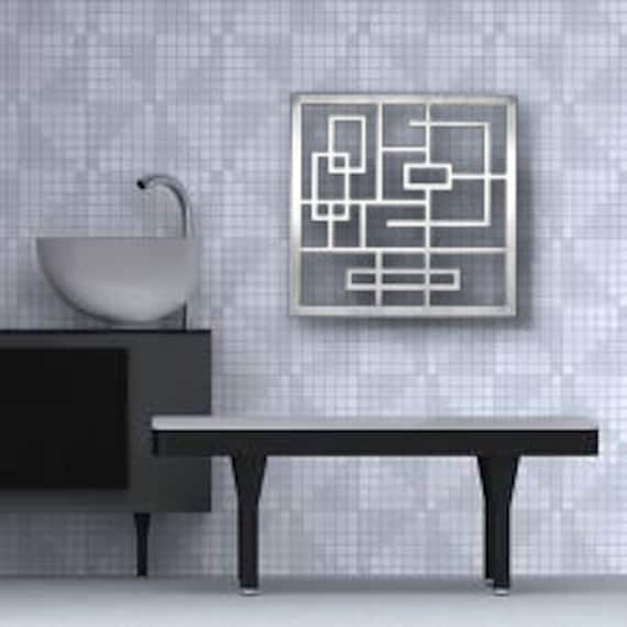 Metal Wall Art Art Decor Abstract Contemporary Modern | Etsy