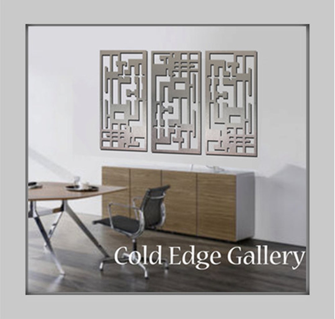 Metal Wall Art Art Decor Abstract Contemporary Modern - Etsy