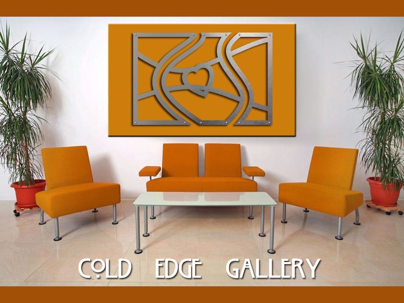 Medical Wall Art Cardio Office Art Extra Large Art Metal Etsy