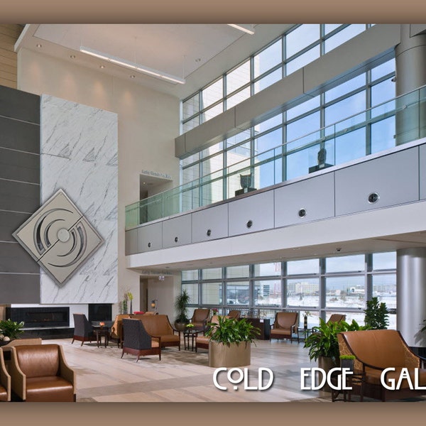 Corporate Office Art, Luxury Home Wall Art, Extra Large Wall Metal Art, Contemporary Art, Office Art, Lobby Art, Inphinitee