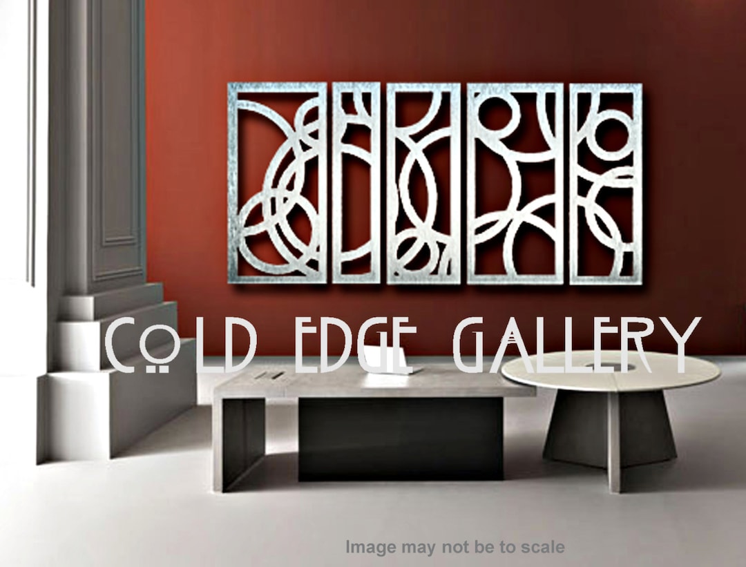 Extra Large Art, Metal Wall Art, Art, Decor, Abstract, Contemporary, Modern, "portofino 5 ...