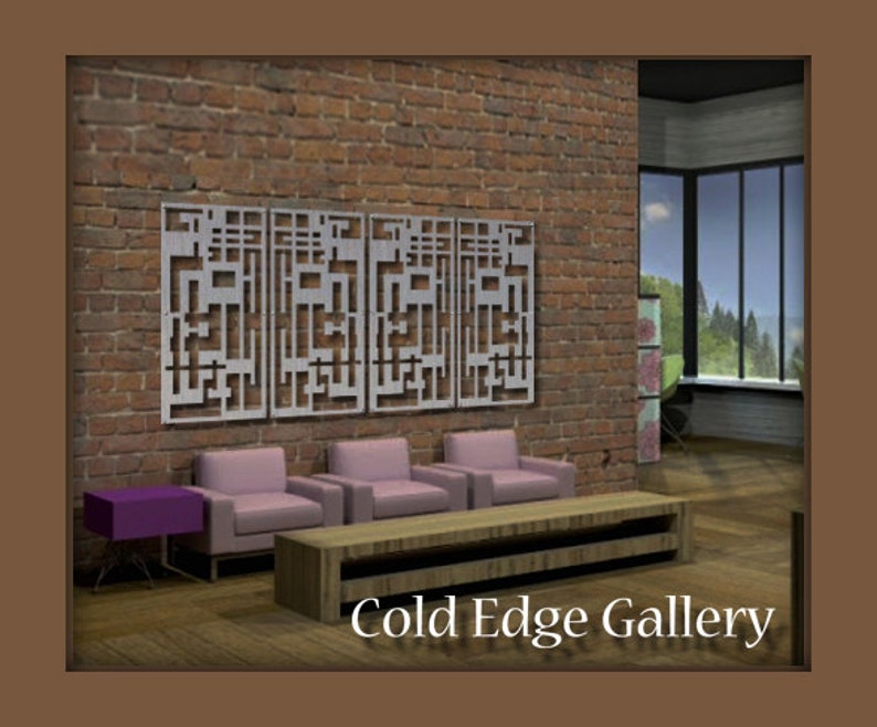 Extra Large Metal Wall Art Art Decor Abstract Etsy