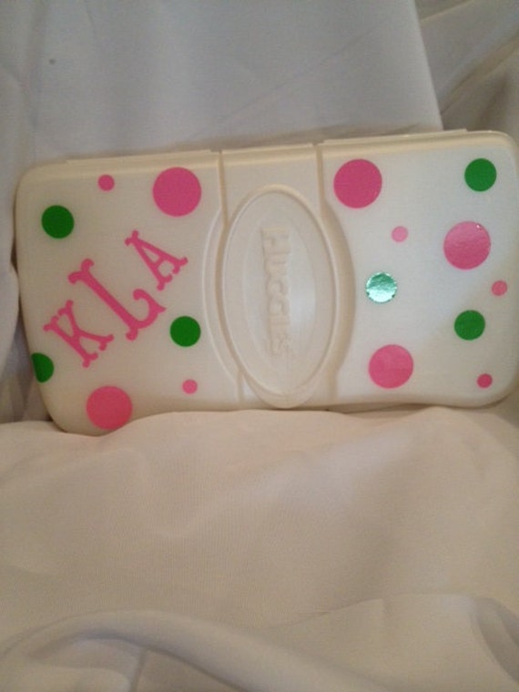 Items similar to Personalized Baby Wipe Holder on Etsy
