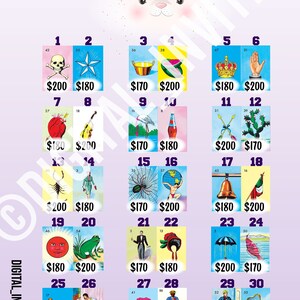 Loteria boards, Loteria Board