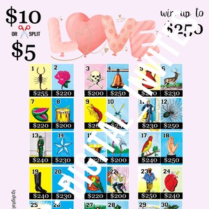 Loteria boards, Loteria Board