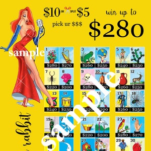 Loteria boards, Loteria Board