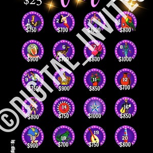 Loteria boards, Loteria Board